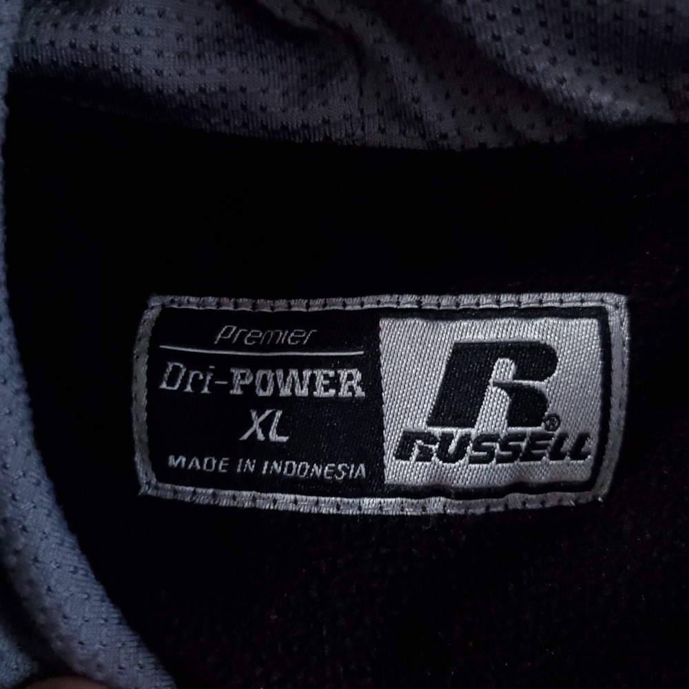 Russell Athletic Fusion Knit Full Zip Hoodie‎ Sweatshirt Mens Size XL Black Dri - Picture 14 of 15